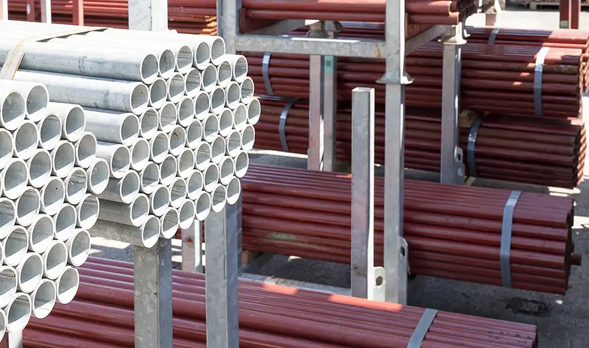 Distribución de hierro y acero en Castellar del Vallès